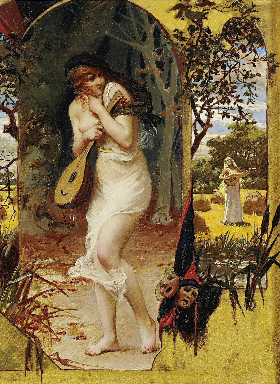 La Cigale av Frederick Arthur Bridgman