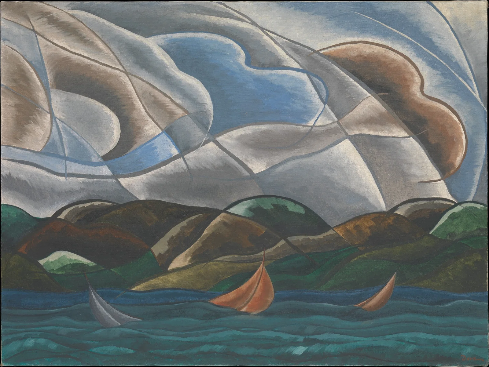 Clouds and Water av Arthur Dove