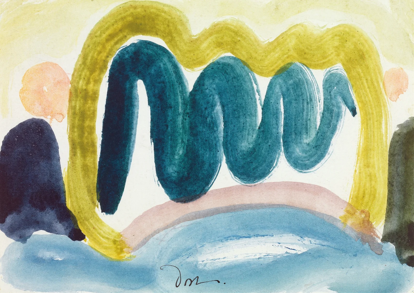Pond in Sunlight av Arthur Dove