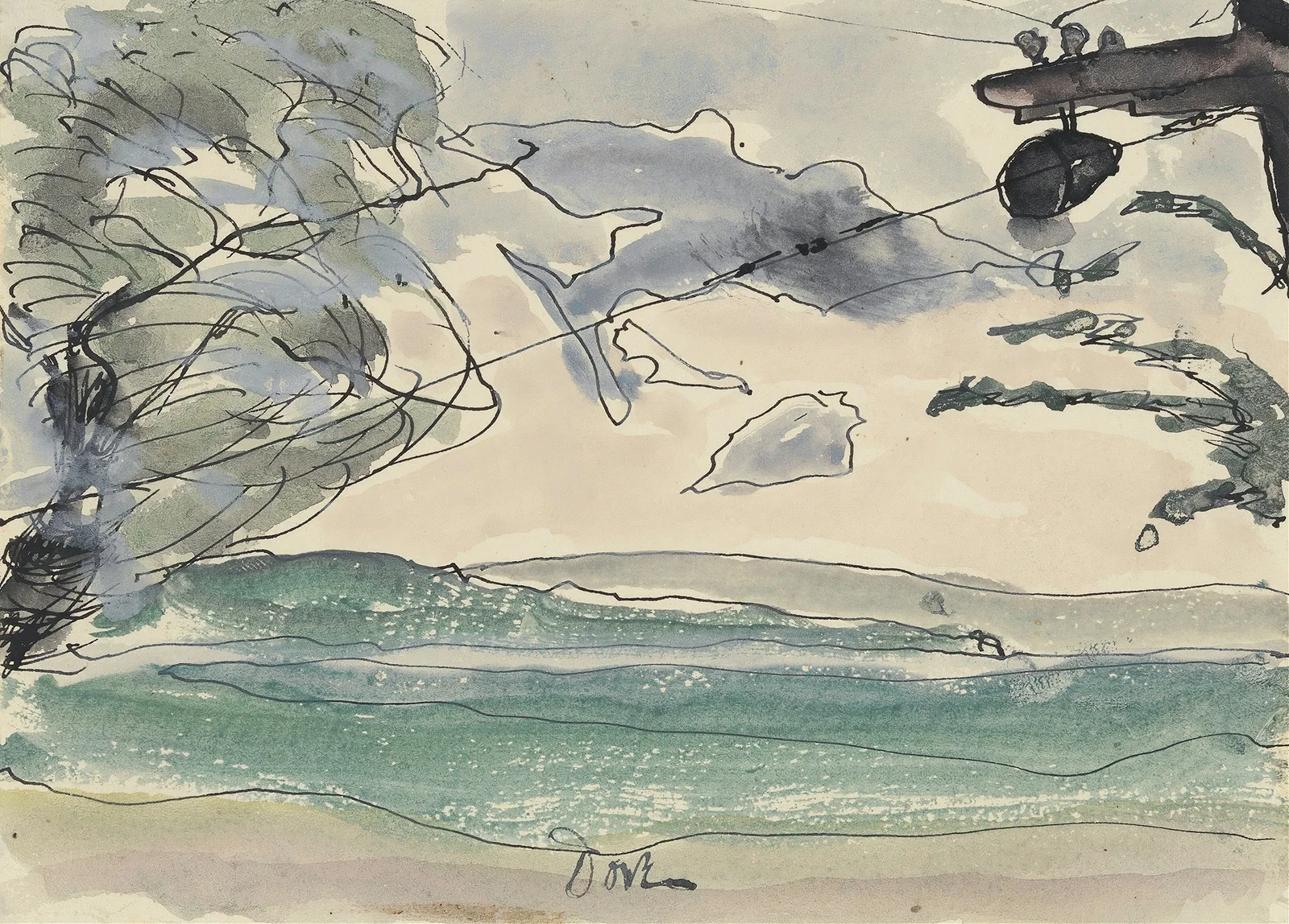 Seneca Lake av Arthur Dove