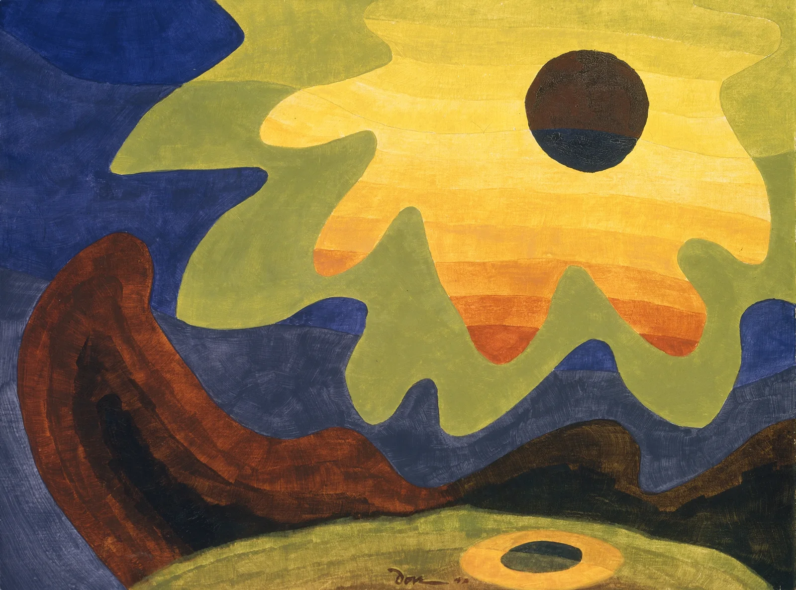 Sun av Arthur Dove
