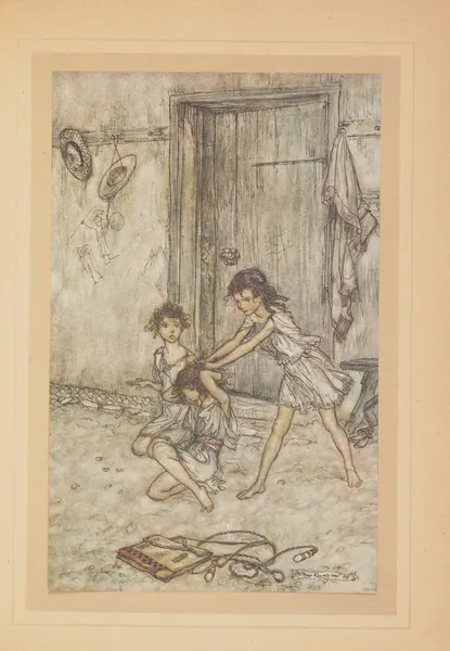 C’était une diablesse lorsqu elle était à l école av Arthur Rackham