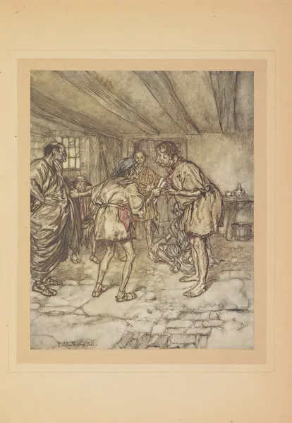 Laissez-moi jouer aussi le lion av Arthur Rackham