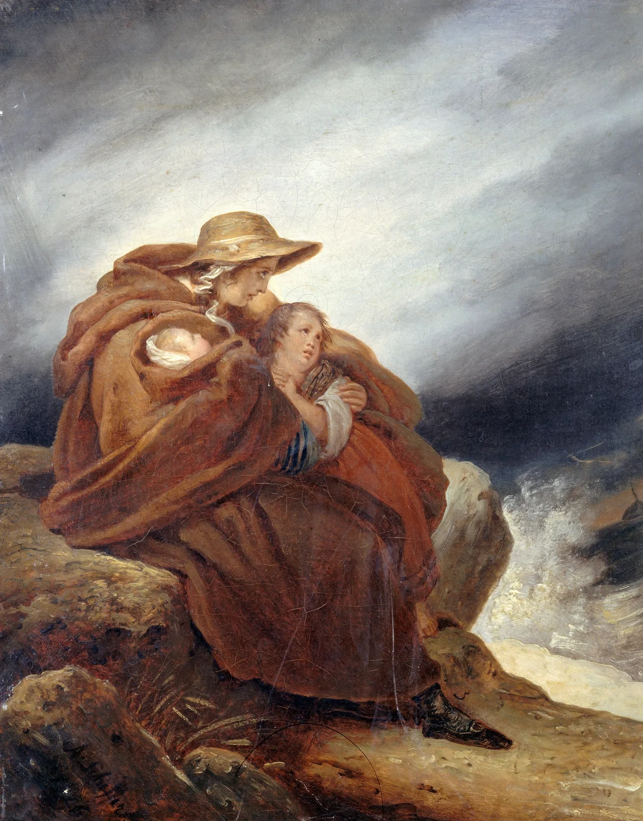 The sailor’s family av Ary Scheffer