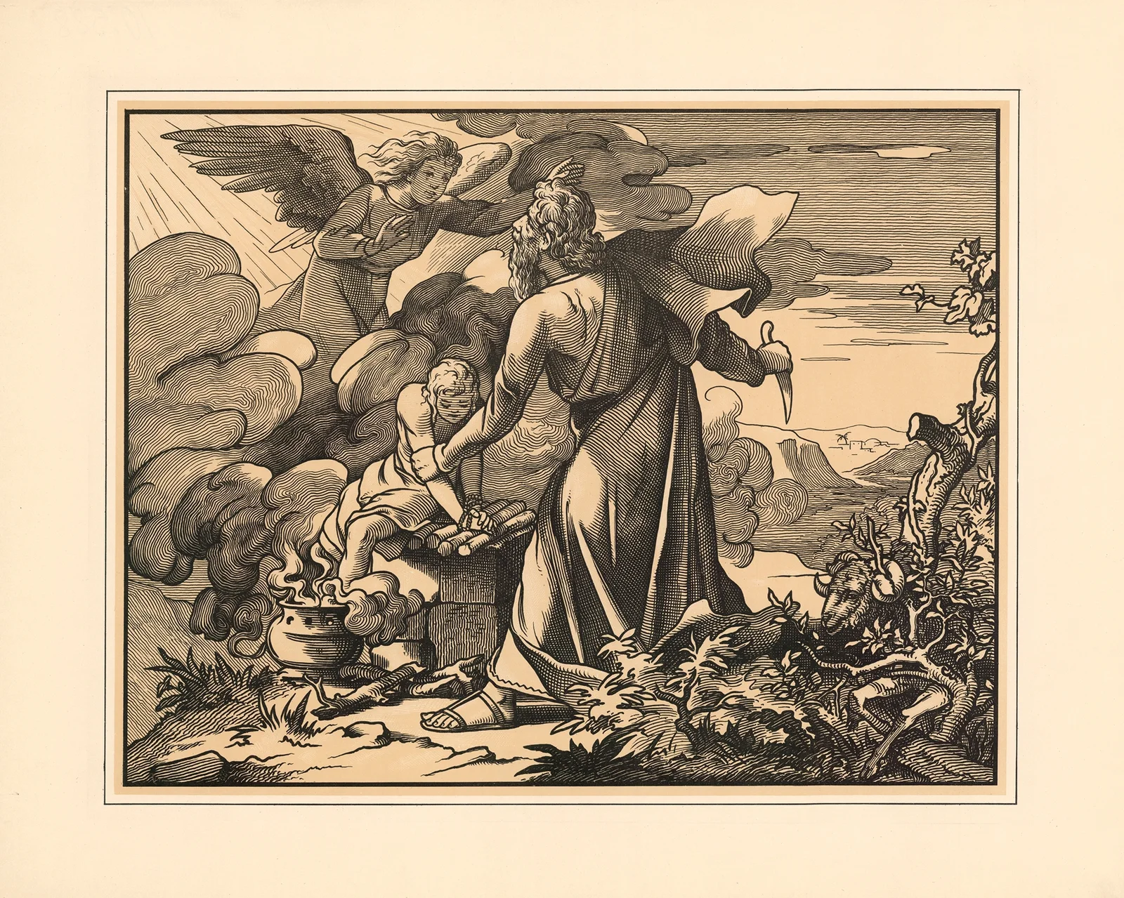 Abraham and Isaac av Aschendorff
