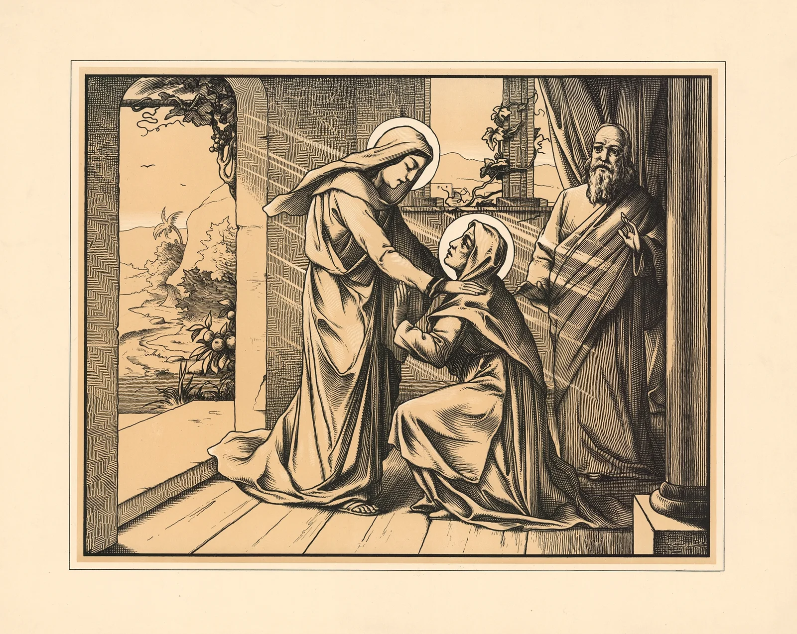 Mary and Elizabeth av Aschendorff