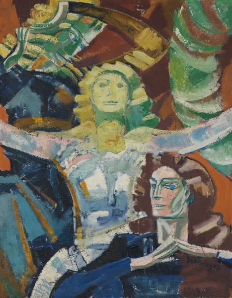 Drei Frauen, Studie av August Babberger