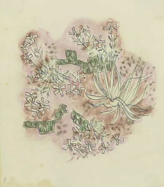 Study of plants 3 av August Babberger