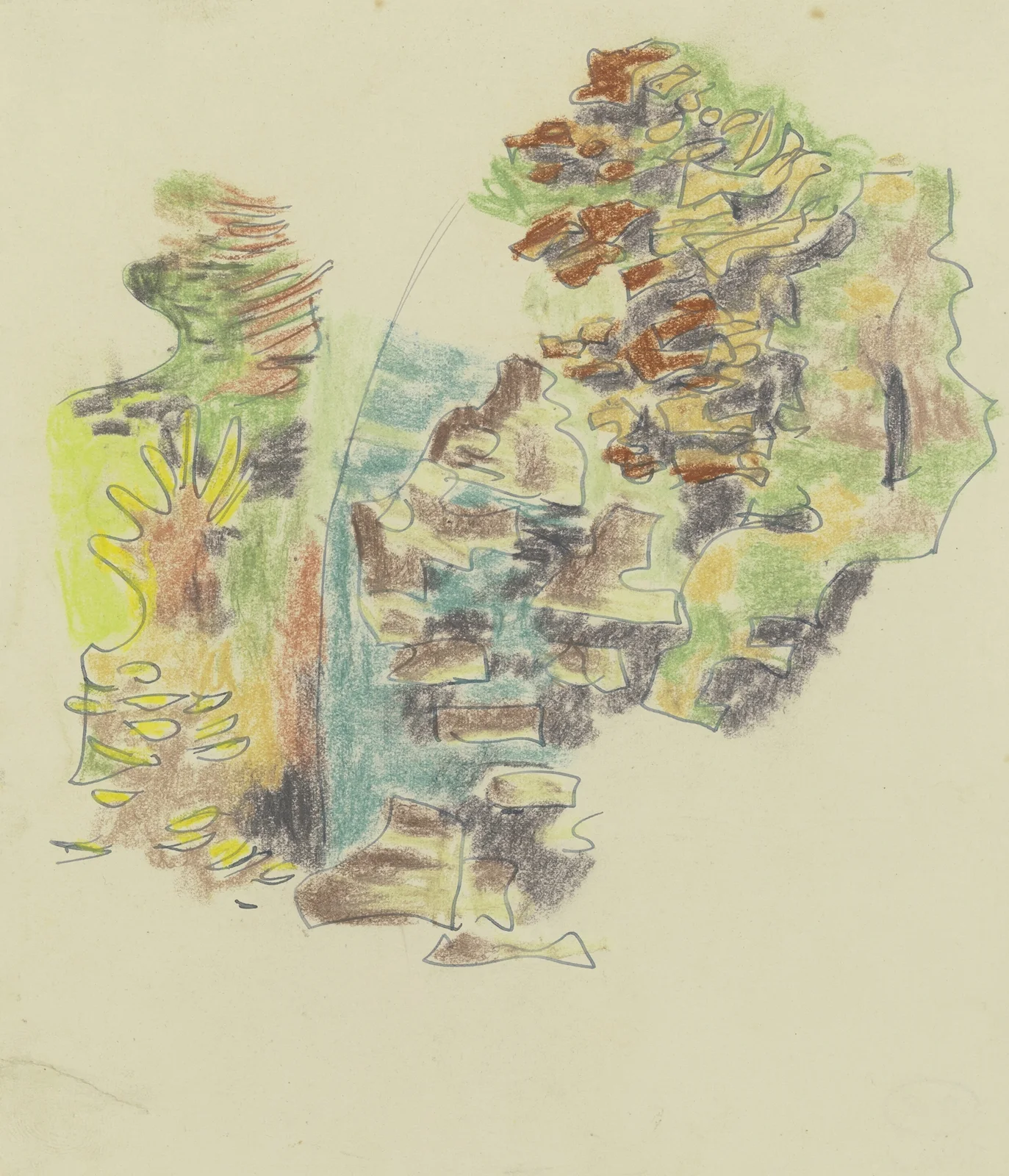 Study of plants 4 av August Babberger