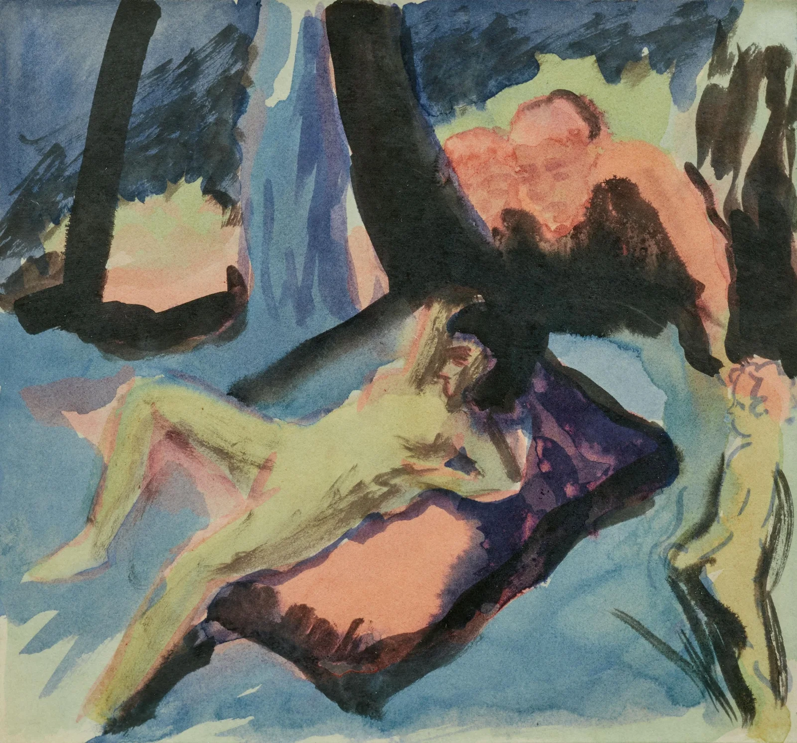 Composition II (Susanna im Bade) av August Macke