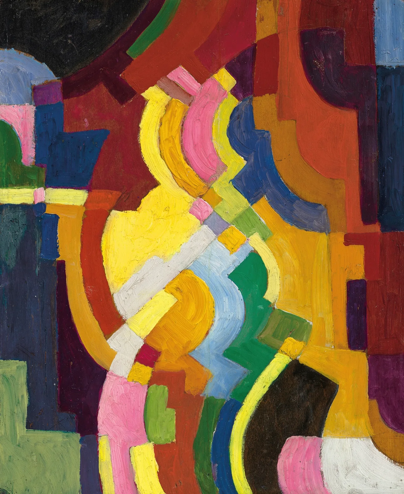 Farbige Formen III av August Macke