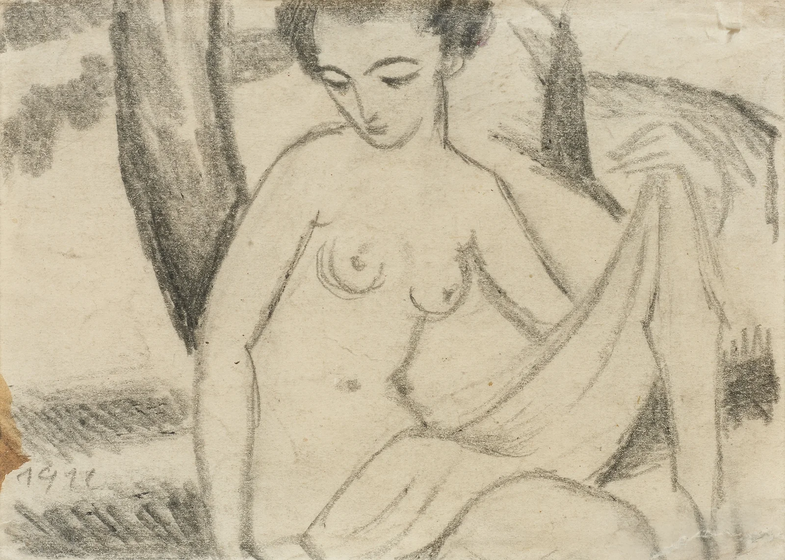 Figürliche Komposition av August Macke
