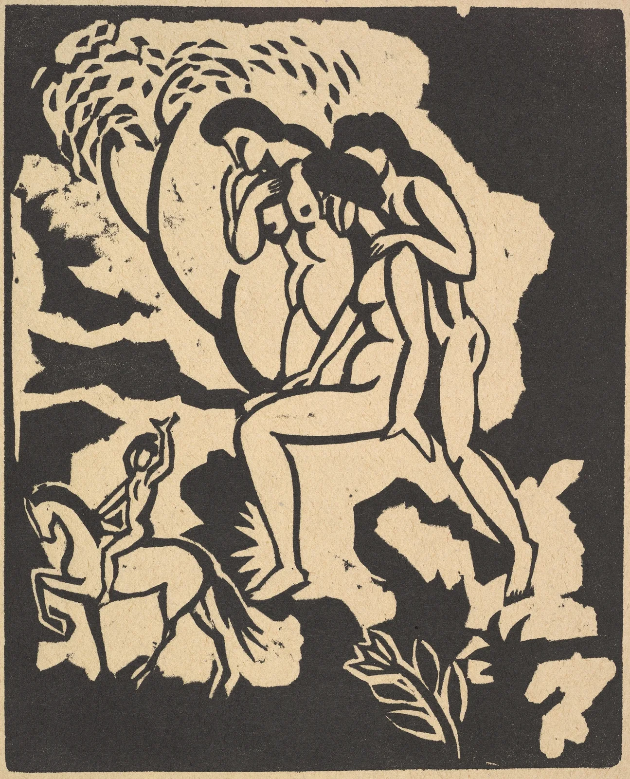 Greeting (Begrüssung) av August Macke