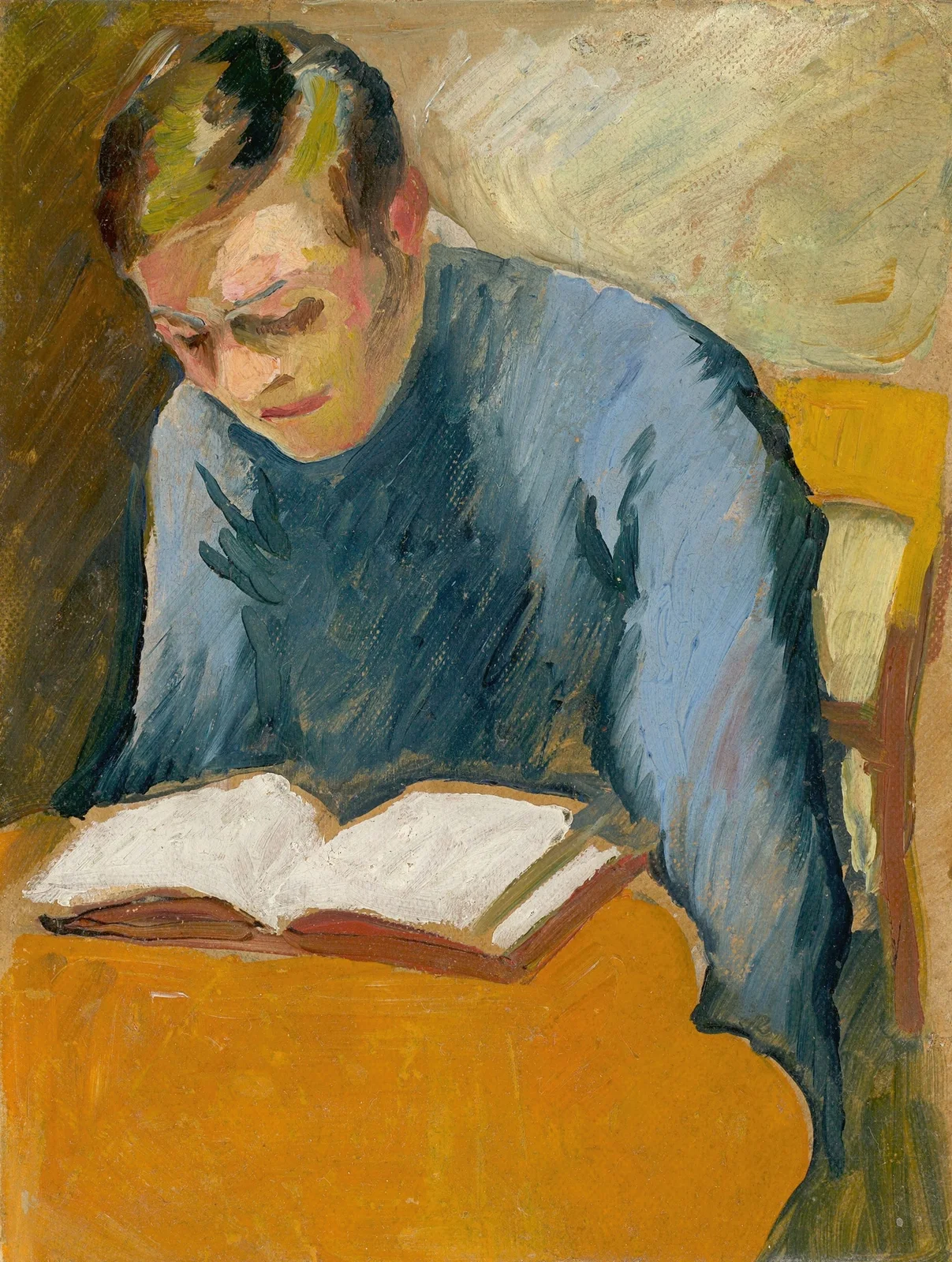 Porträt Helmuth Macke av August Macke