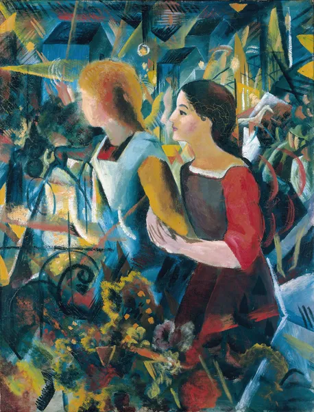 Two Girls av August Macke