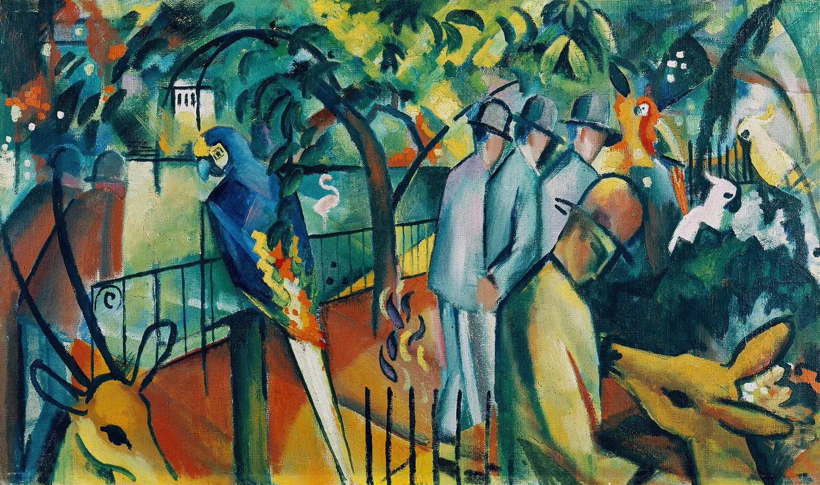 Zoological Garden I av August Macke