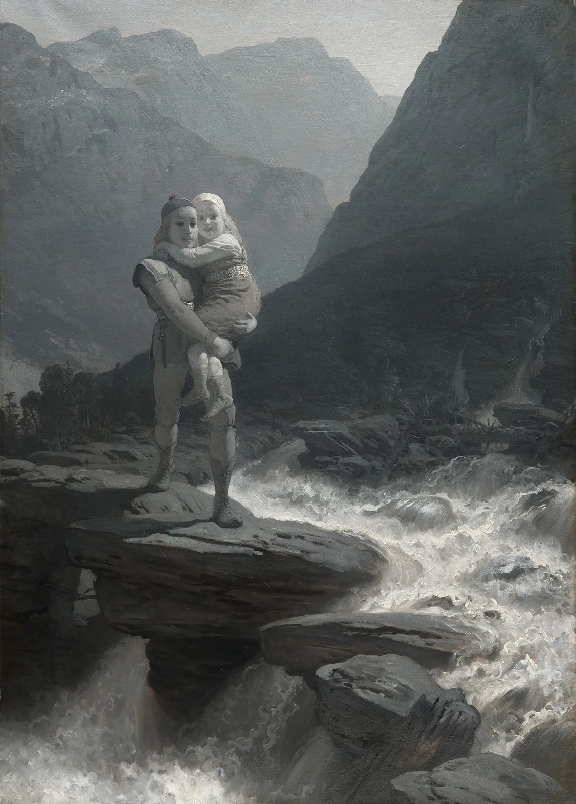 Frithiof and Ingeborg av August Malmström