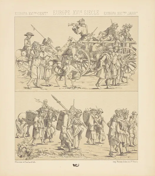 Allemagne – costumes du peuple av Auguste Racinet