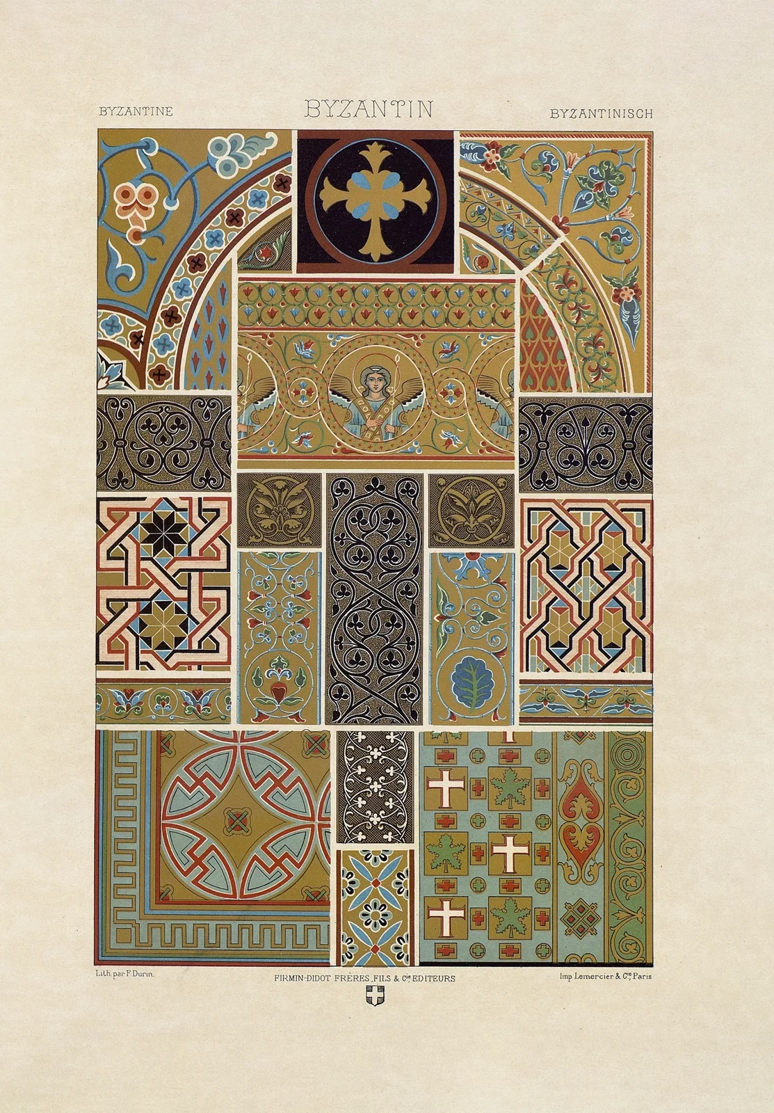 Byzantin 2 av Auguste Racinet