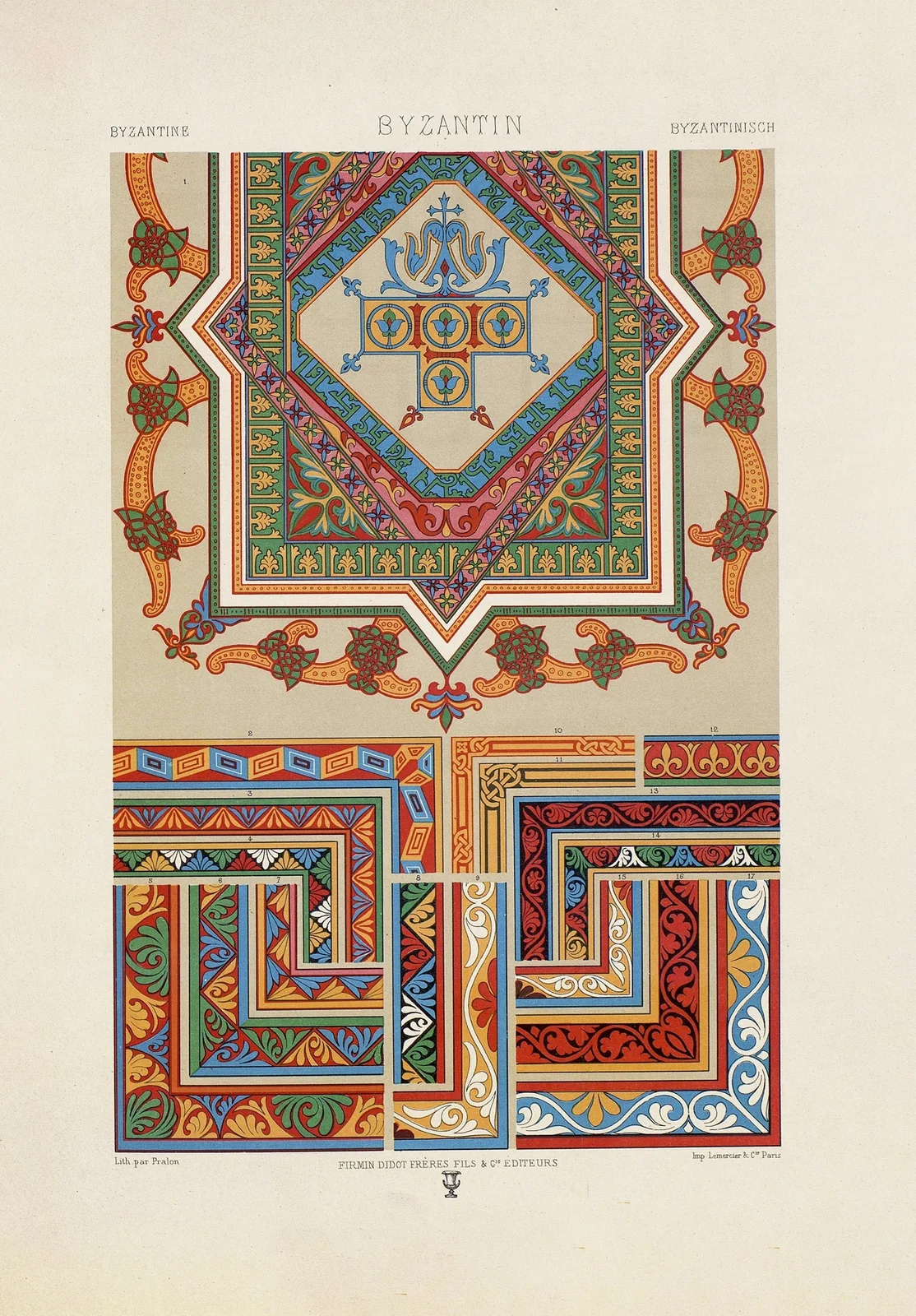 Byzantin 3 av Auguste Racinet