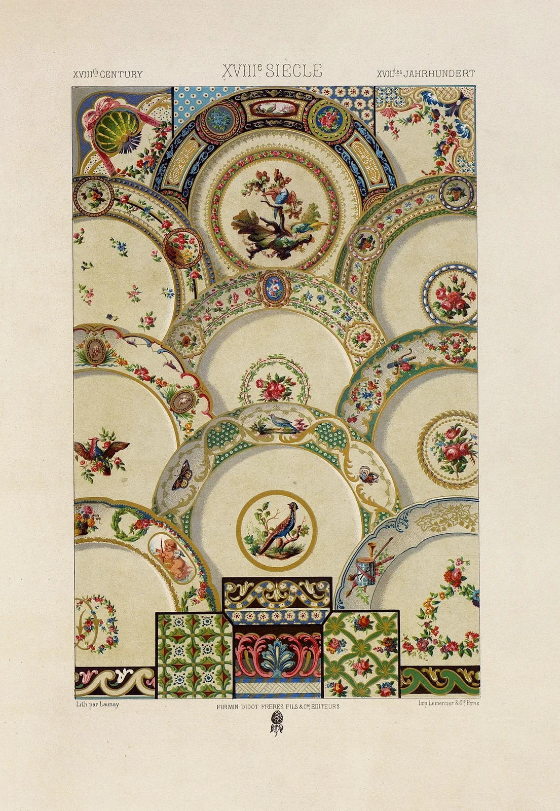 XVIII Siecle 12 av Auguste Racinet