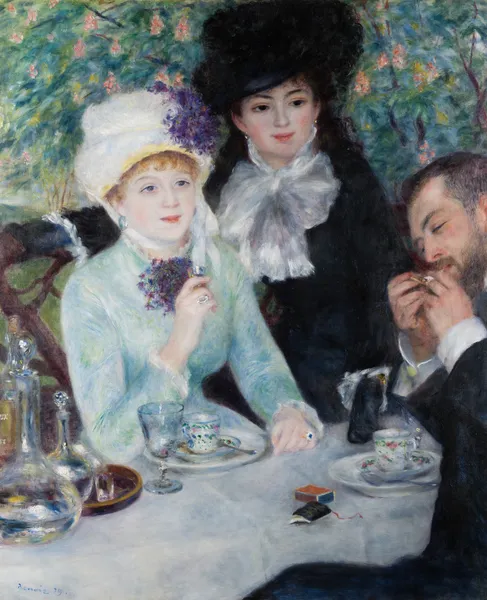 After the Luncheon av Pierre-Auguste Renoir