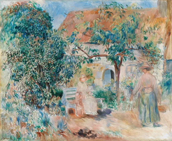 Au Jardin En Bretagne av Pierre-Auguste Renoir