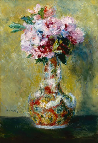 Bouquet in a Vase av Pierre-Auguste Renoir
