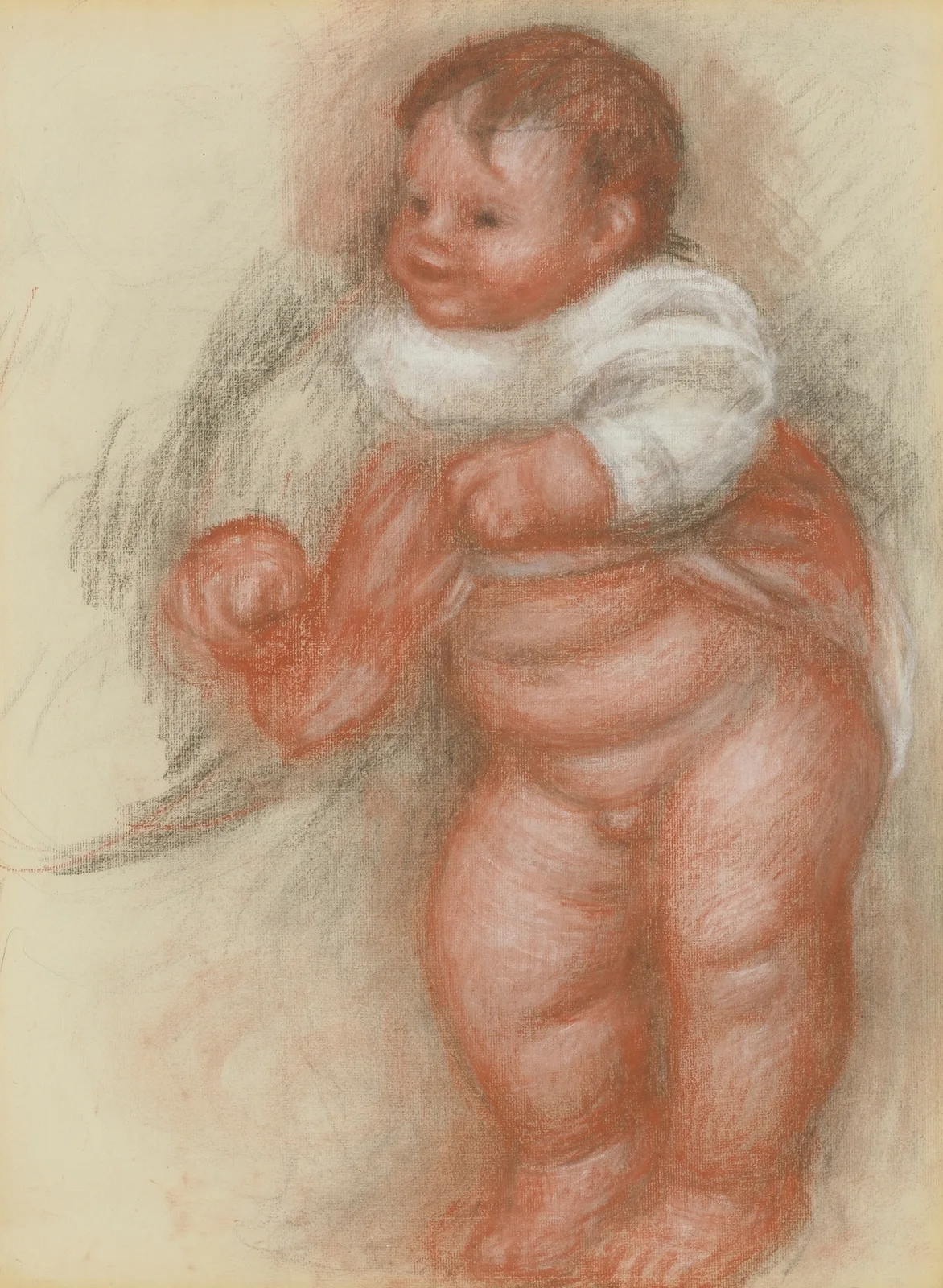 Enfant Nu Debout av Pierre-Auguste Renoir
