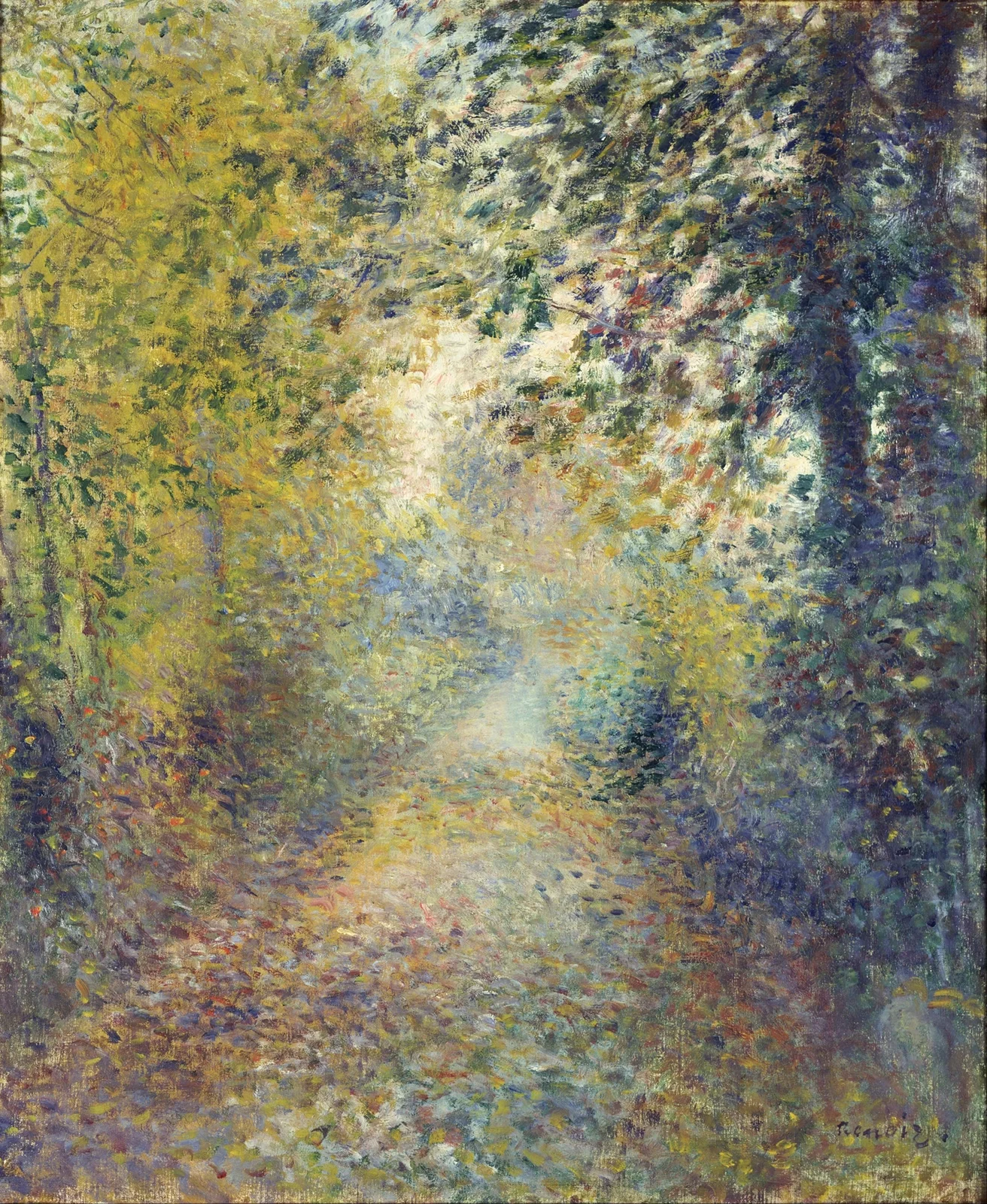 In the Woods av Pierre-Auguste Renoir