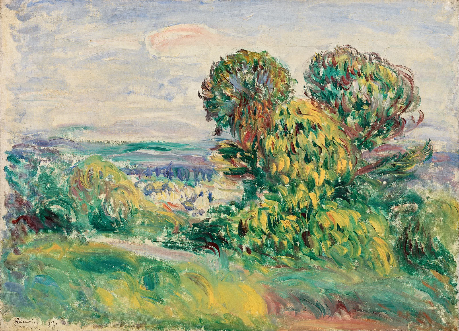 Landscape av Pierre-Auguste Renoir