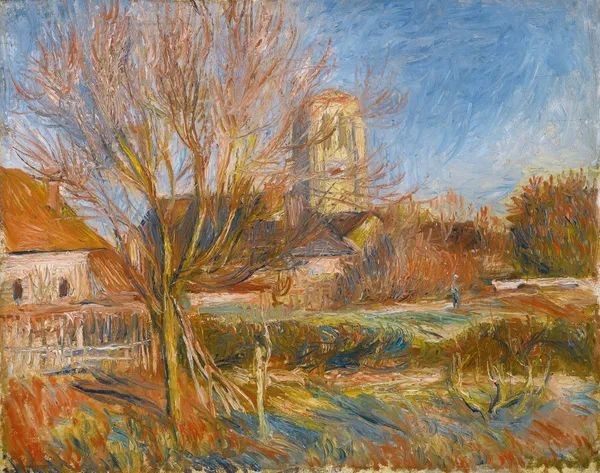 L’église À Essoyes av Pierre-Auguste Renoir