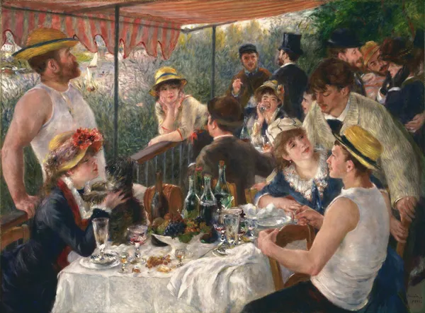 Roddarnas frukost av Pierre-Auguste Renoir
