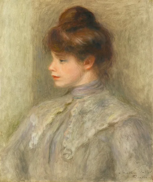 Madame Valtat (Née Suzanne Noël) av Pierre-Auguste Renoir