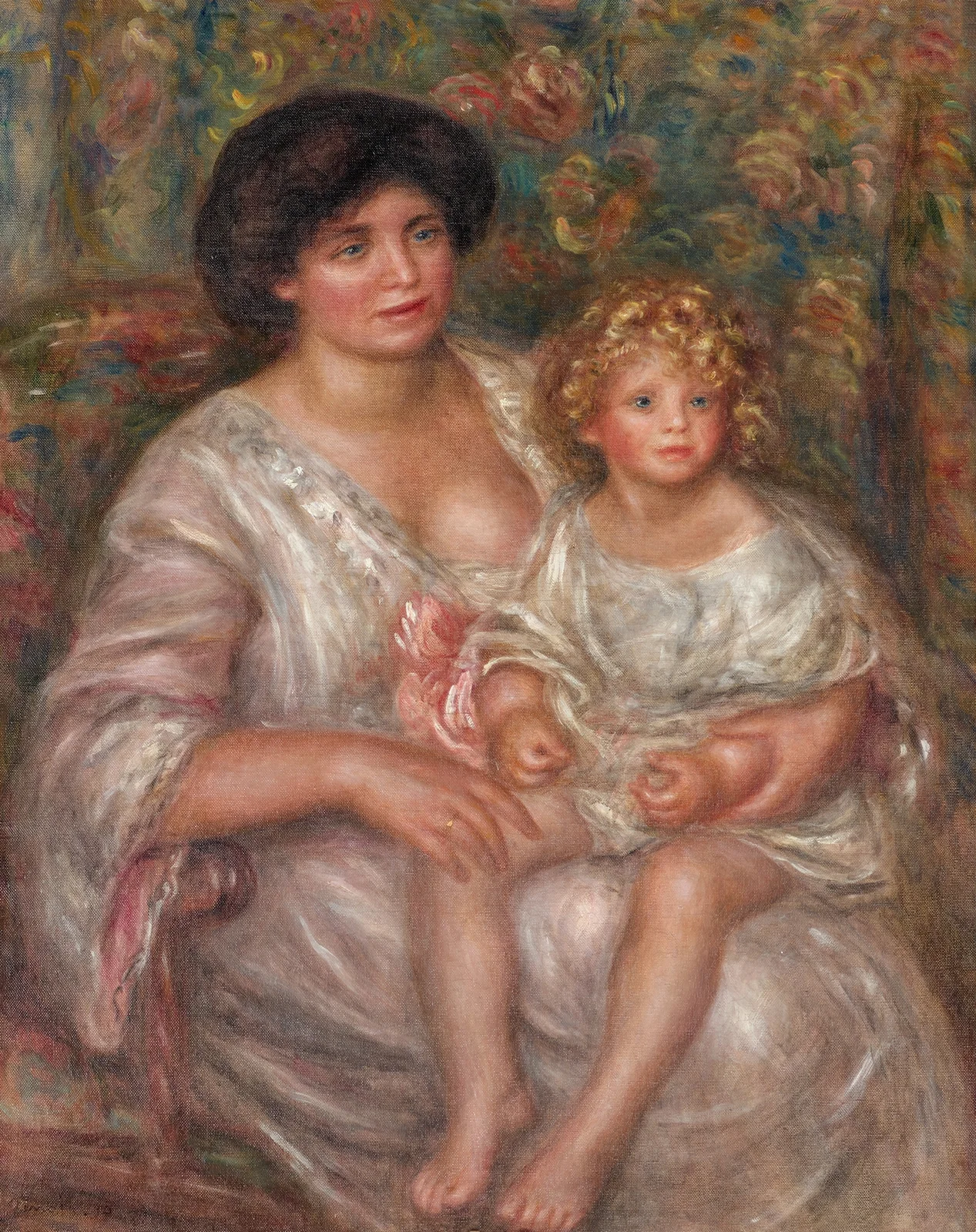 Mère et Enfant (Mother and Child) av Pierre-Auguste Renoir