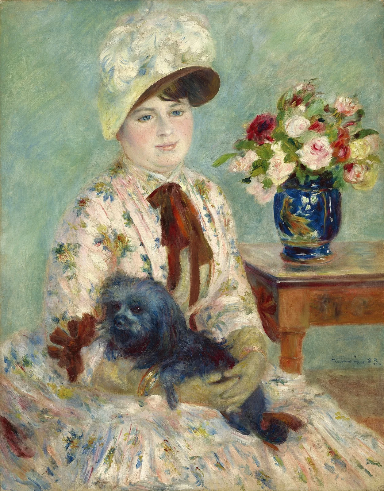 Mlle Charlotte Berthier av Pierre-Auguste Renoir