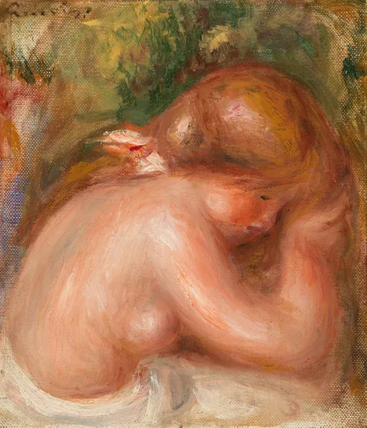 Nude Torso of Young Girl (Torse nu de jeune fille) av Pierre-Auguste Renoir