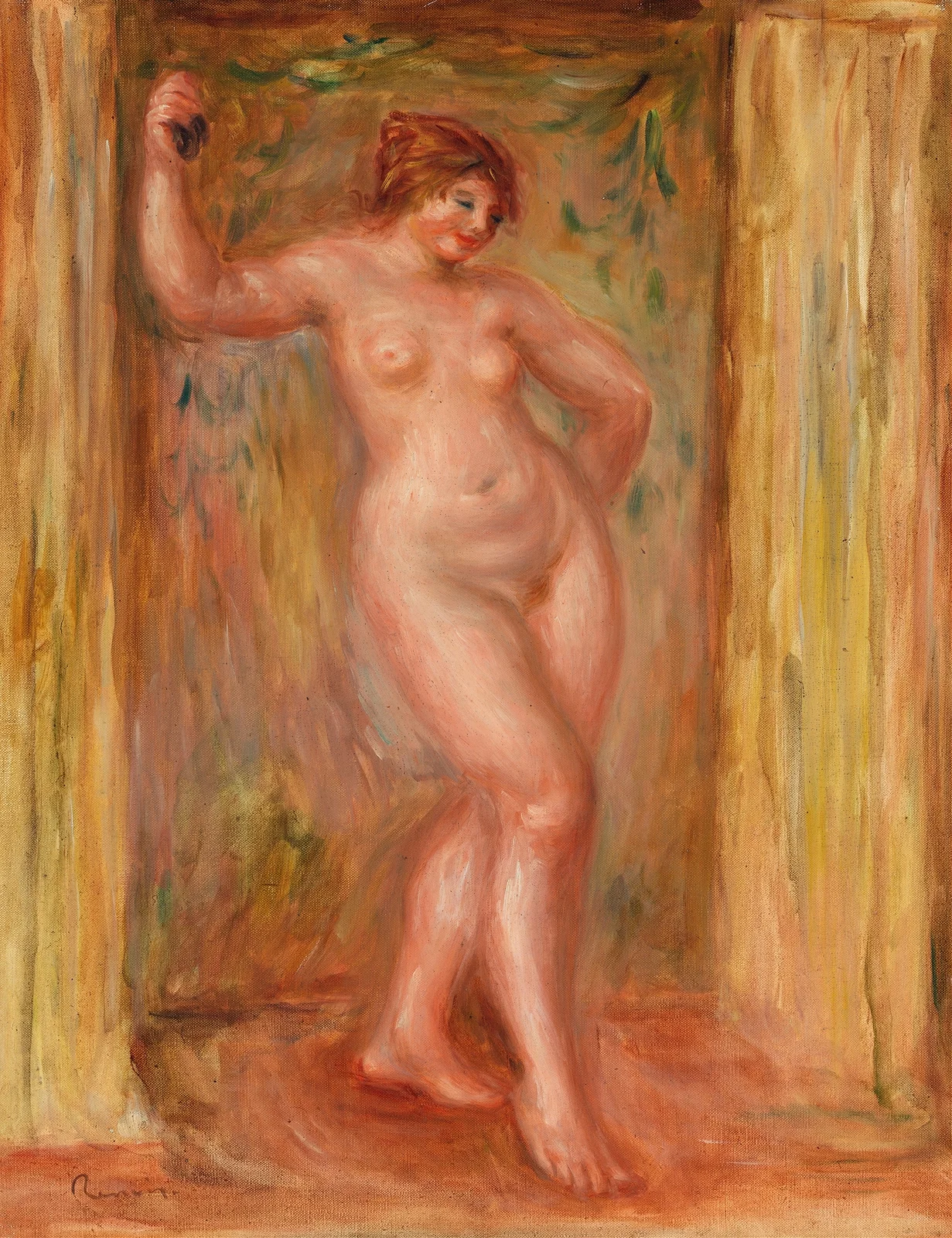 Nude with Castanets av Pierre-Auguste Renoir