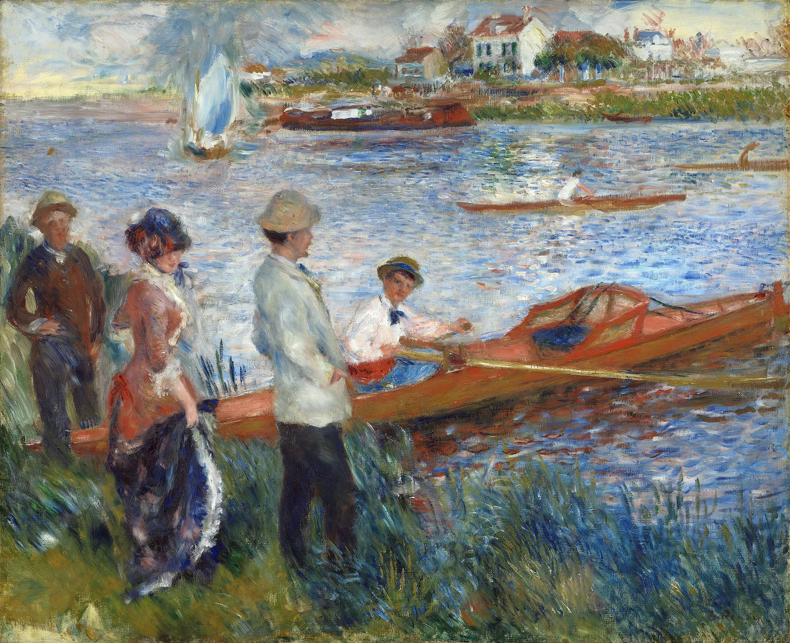 Oarsmen at Chatou av Pierre-Auguste Renoir