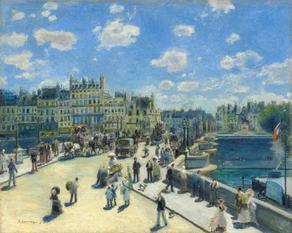 Pont Neuf, Paris av Pierre-Auguste Renoir