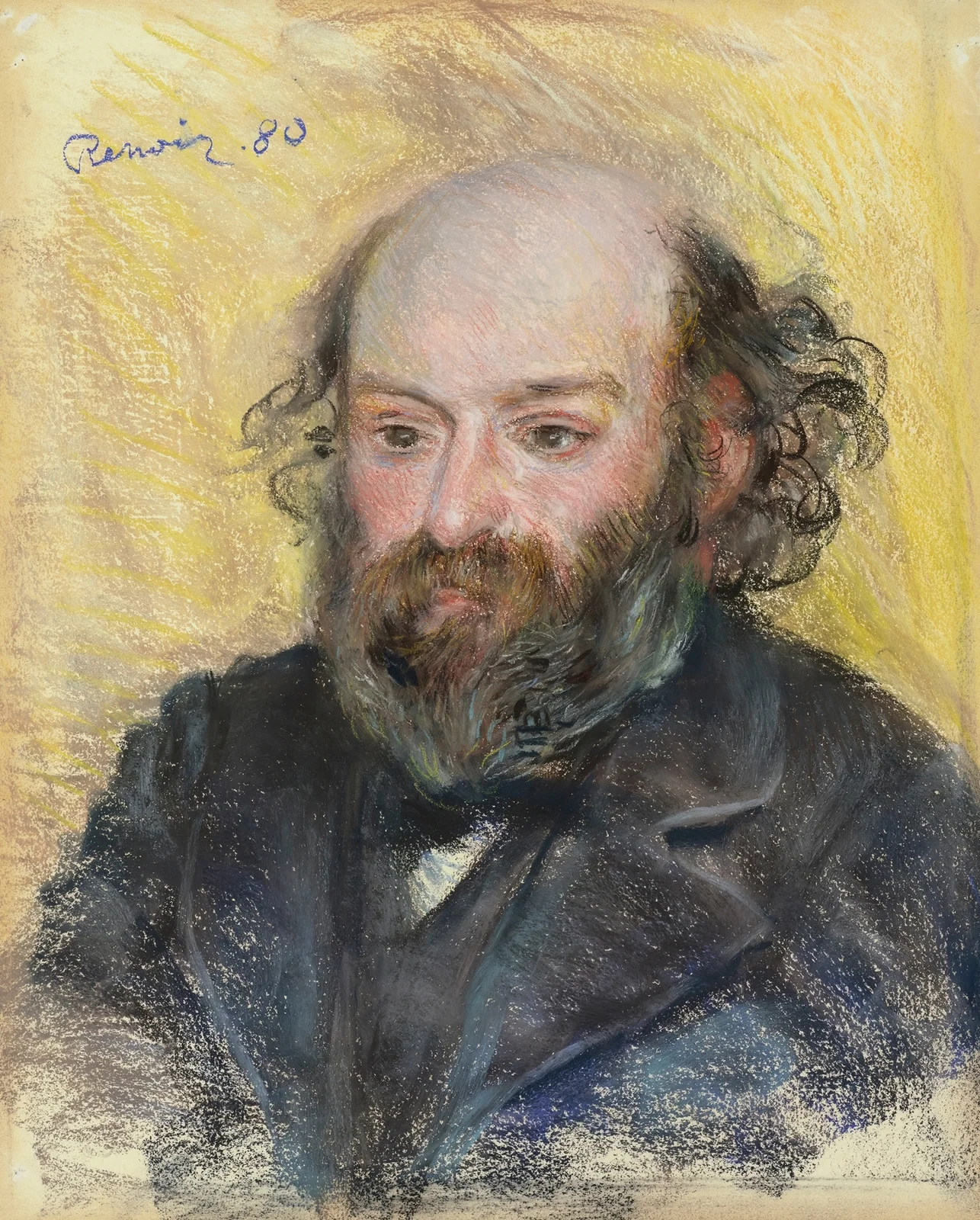 Portrait de Cézanne av Pierre-Auguste Renoir