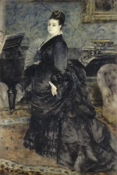 Portrait of a Woman, called of Mme Georges Hartmann av Pierre-Auguste Renoir