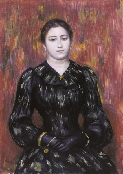 Portrait of Mme. Paulin av Pierre-Auguste Renoir
