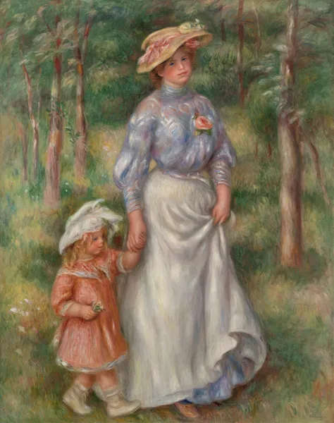 Promenade (La Promenade) av Pierre-Auguste Renoir