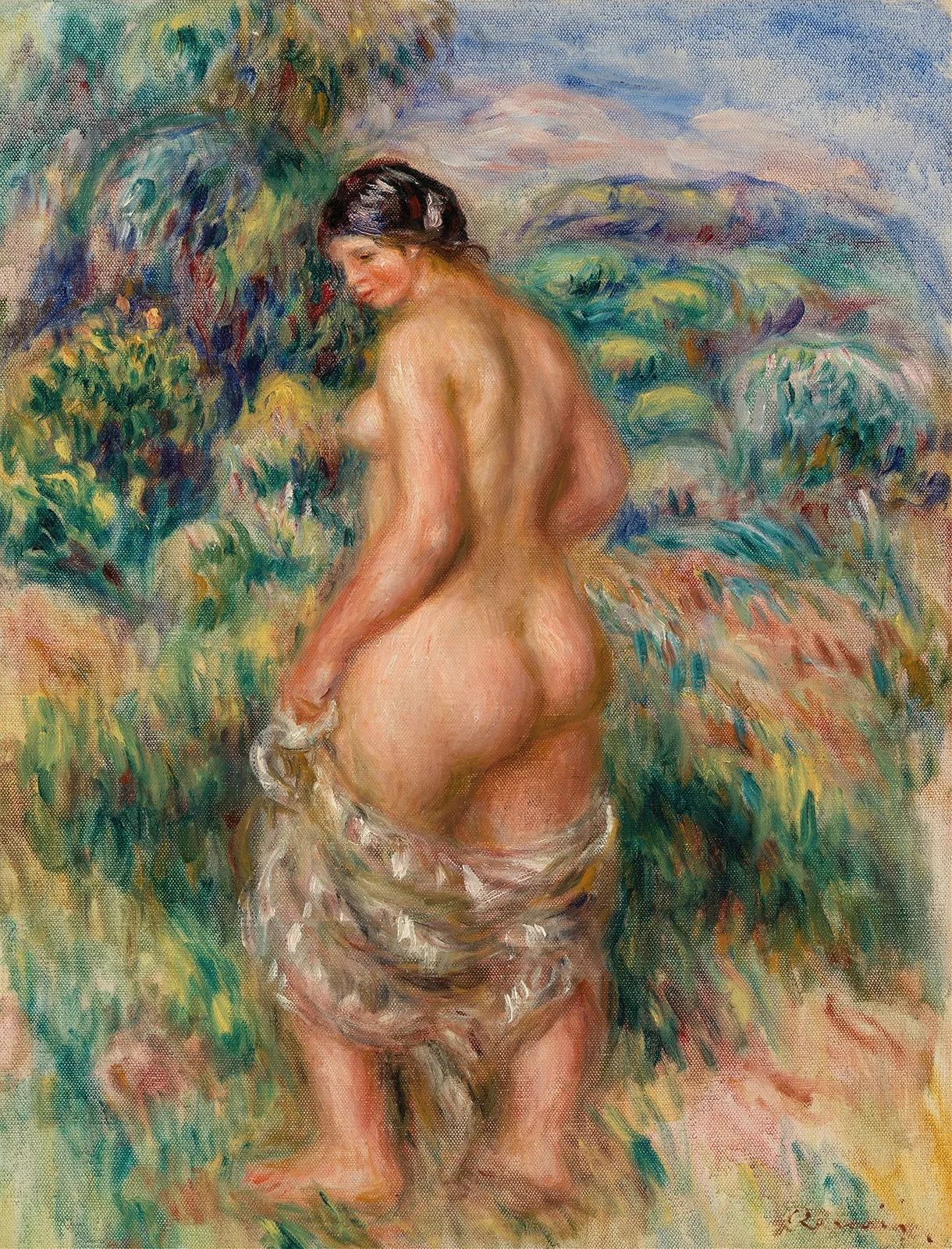 Standing Bather (Baigneuse debout) av Pierre-Auguste Renoir