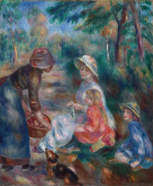 The Apple Seller av Pierre-Auguste Renoir