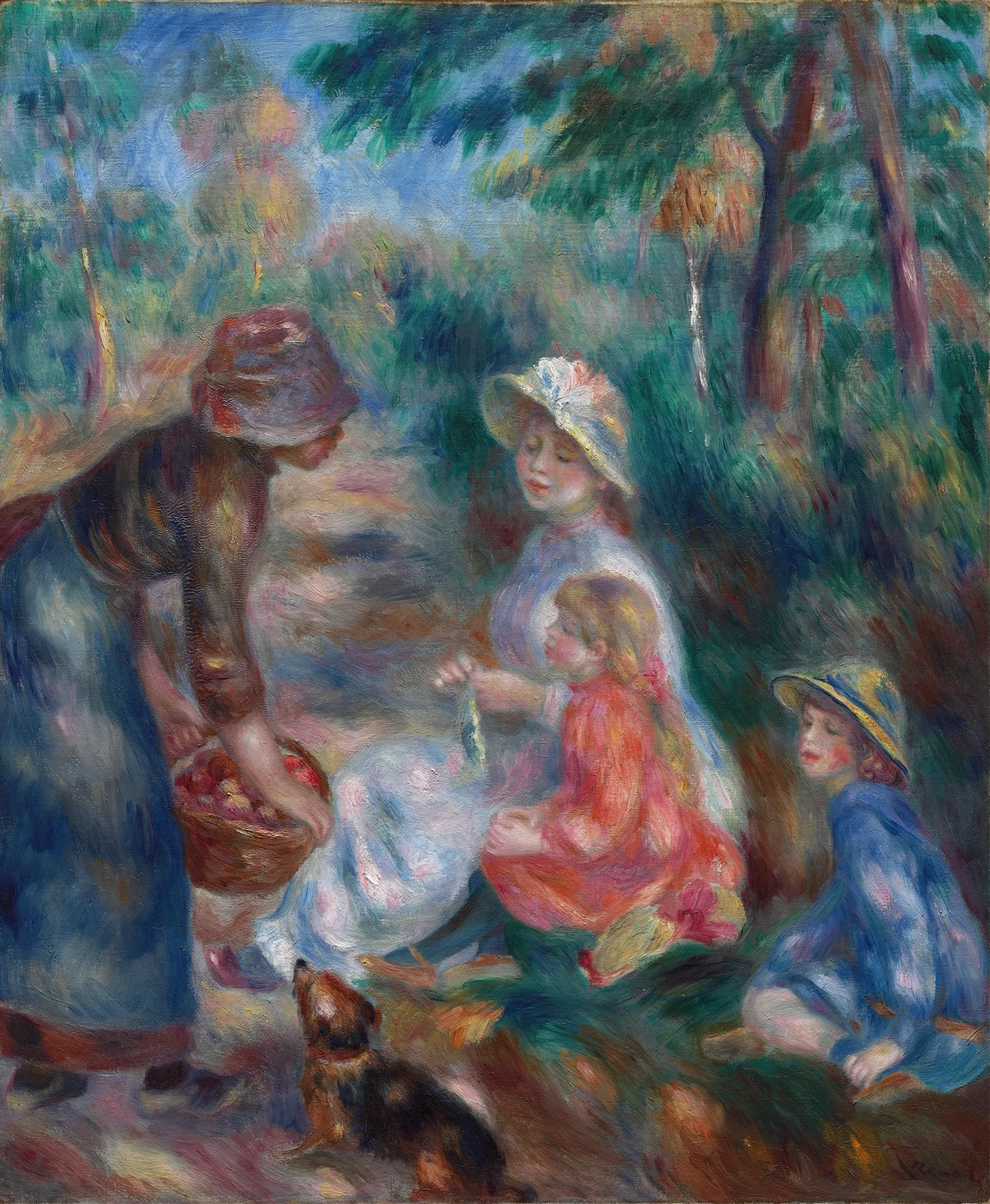 The Apple Seller av Pierre-Auguste Renoir