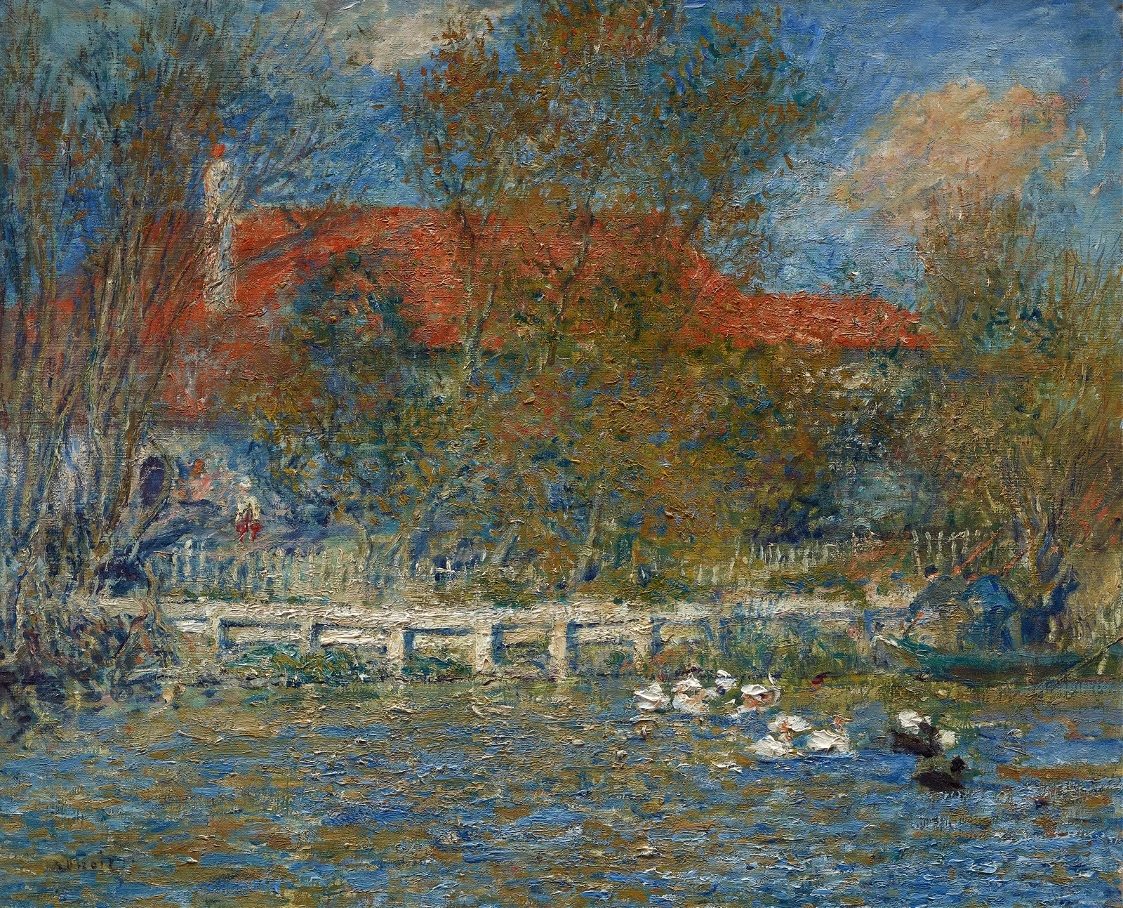 The Duck Pond av Pierre-Auguste Renoir