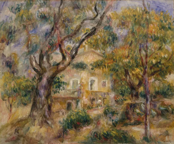 The Farm at Les Collettes, Cagnes av Pierre-Auguste Renoir