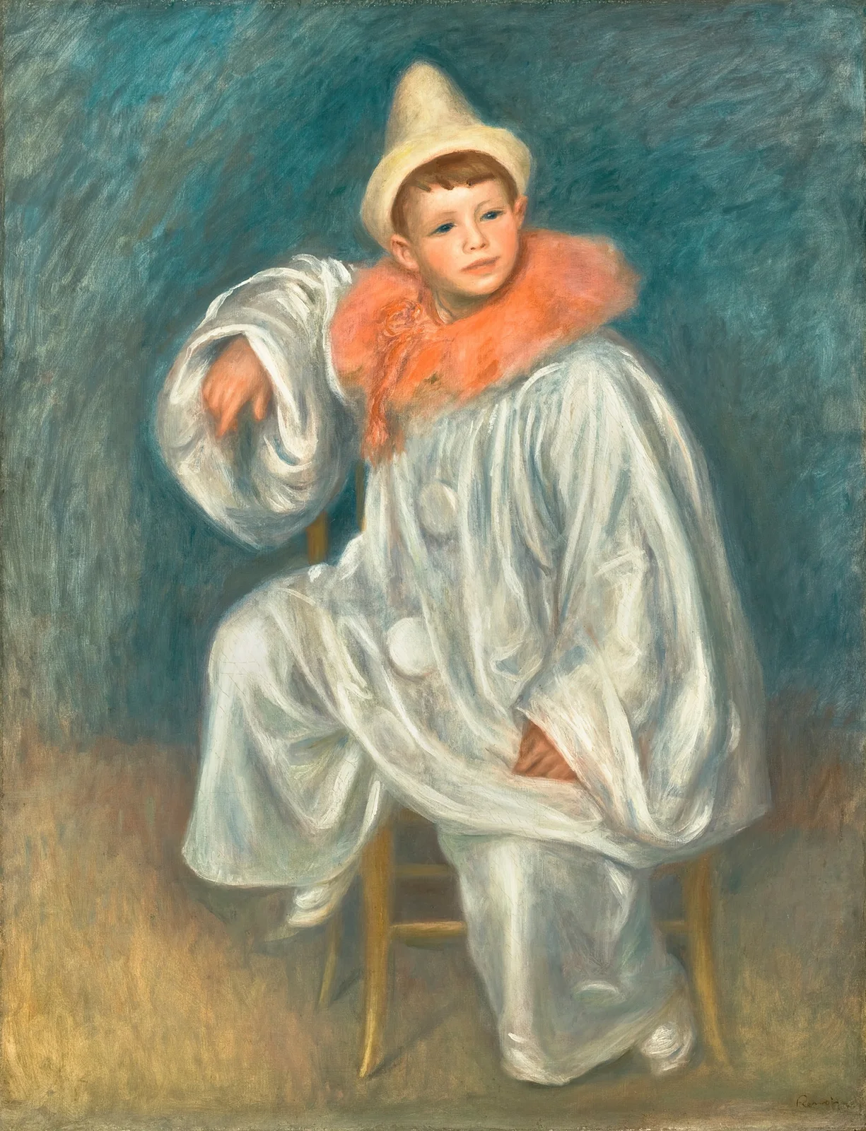 The White Pierrot av Pierre-Auguste Renoir